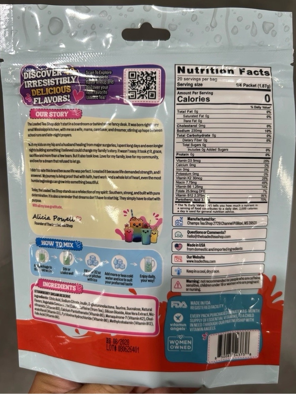 The Loaded Tea Shop Strawberry Dream Costco Exclusive Limited Edition - Picture 2 of 2